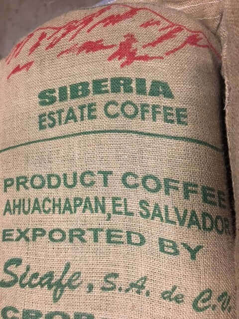El Salvador Natural Siberia Estate