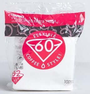 Hario WHITE Coffee Filters for V60 #02