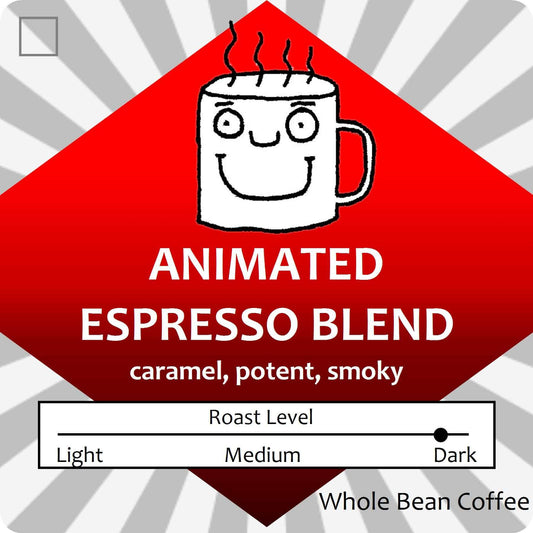 Animated Espresso Blend - Happy Mug