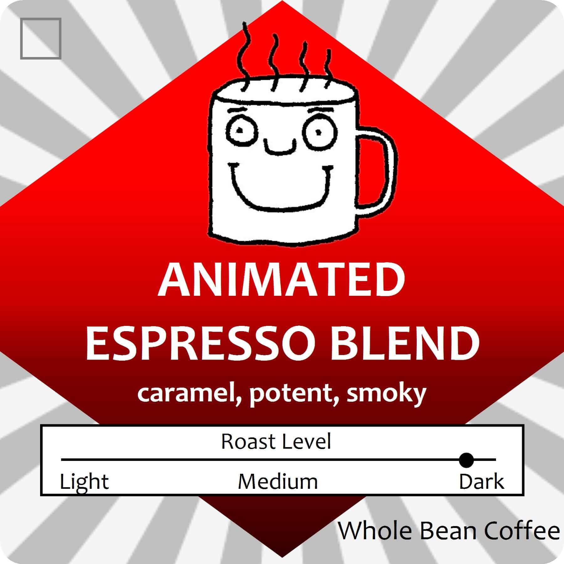 Animated Espresso Blend - Happy Mug