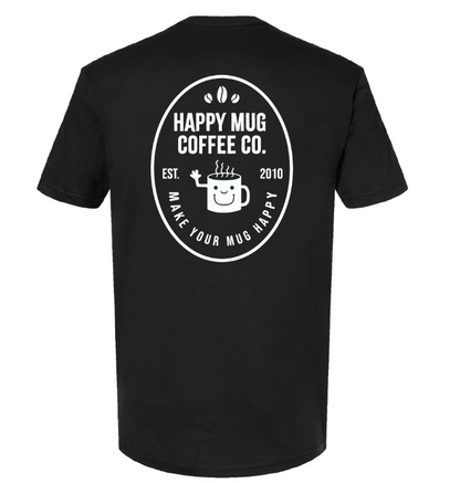 Classic Happy Mug T-shirt (Black)