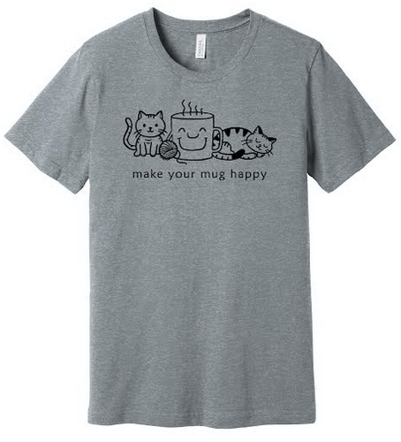 Cat T-shirt Gray