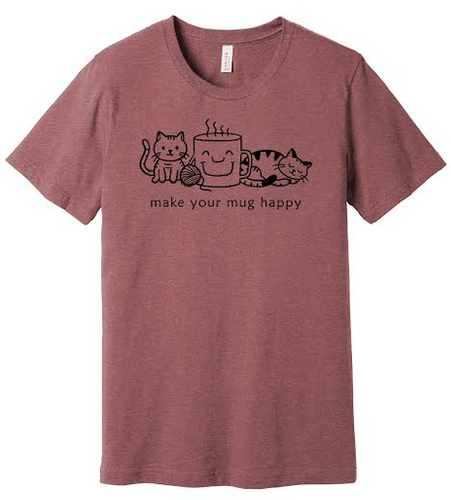 Cat T-shirt Mauve