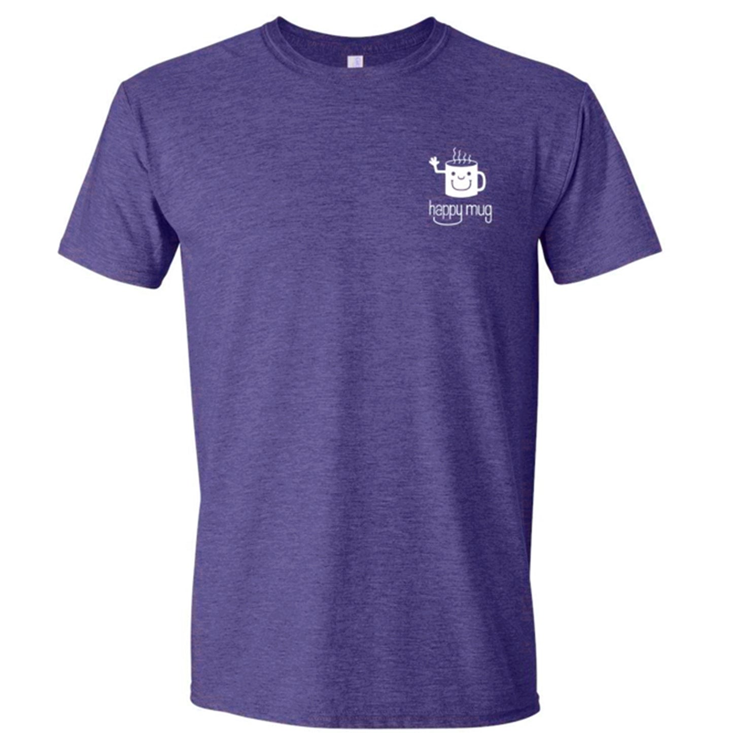 Classic Happy Mug T-shirt (Purple)