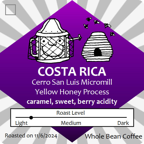 Costa Rica Yellow Honey Process