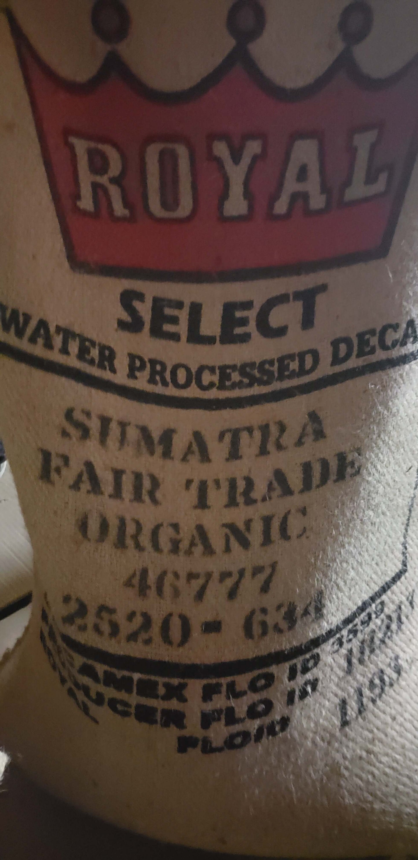 Decaf Sumatra (Mountain Water Process)